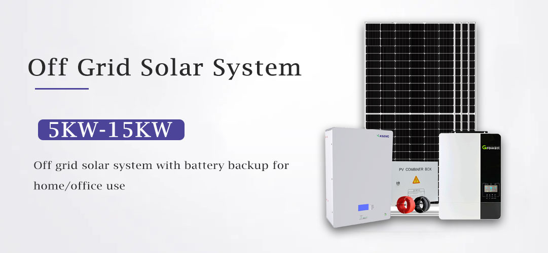 10KW Off Grid Solar System Sistema solare fuori rete da 10 kW