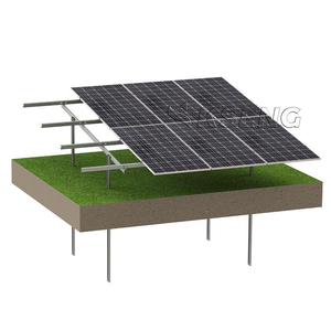 Struttura delle staffe di montaggio a terra del pannello solare fotovoltaico in acciaio al carbonio Kseng per il sistema di energia solare