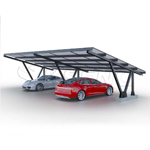 Strutture di montaggio per parcheggi solari Sistema di montaggio per posto auto coperto solare impermeabile