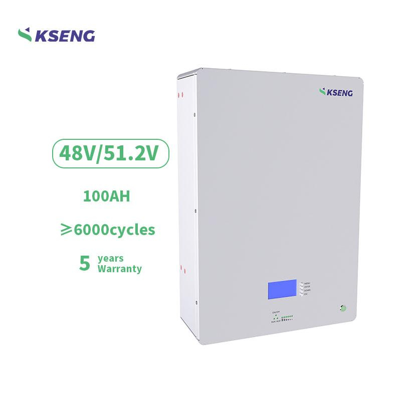 Batteria al litio domestica Smart BMS Powerwall di accumulo dell'energia 48V 100Ah 5Kwh per il sistema solare