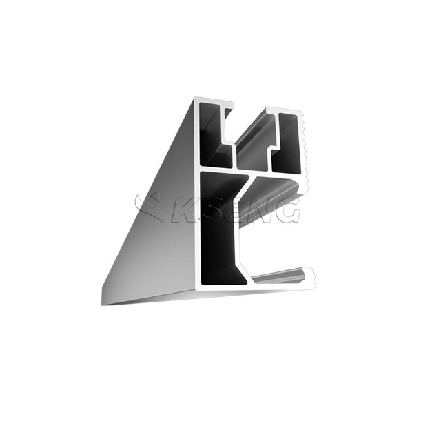 Il produttore di sistemi di montaggio solare fornisce binari in alluminio per il montaggio di pannelli solari per sistemi di scaffalature per montaggio su tetto fotovoltaico