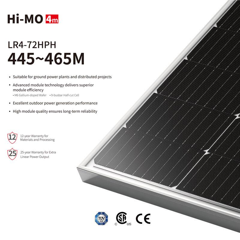 Moduli solari LONGi all'ingrosso Pannello fotovoltaico a 72 celle Pannello solare mono 440W 450W 460W