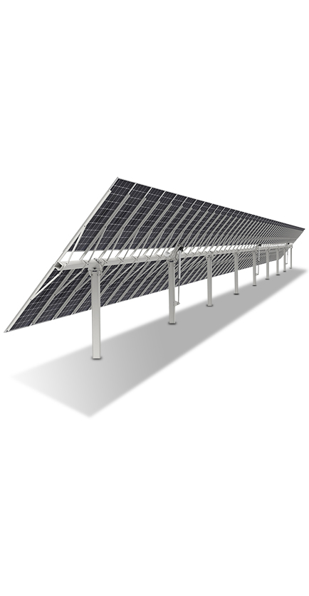 sistema di inseguimento solare con inseguitore solare