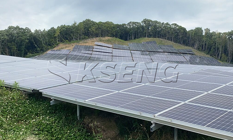 Staffa di terra in lega di alluminio-4MW nella città di Nishi Ku Kobe in Giappone