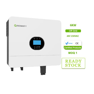 Growatt Spf 6000 Es Plus 48V 6000W Inverter Solare Ibrido Off Grid Monofase