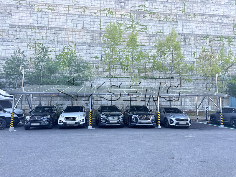 strutture per posti auto coperti solari Corea del Sud