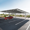 Grande struttura per posto auto coperto solare commerciale impermeabile in acciaio al carbonio T