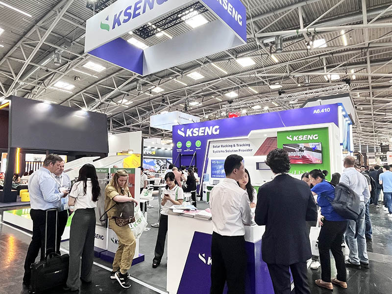 Intersolar Europe 2024 - Kseng Solar ha presentato soluzioni pionieristiche di racking solare in Germania