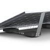 Sistema solare per tetto piano non penetrante con supporto zavorrato Mg-Al-Zn
