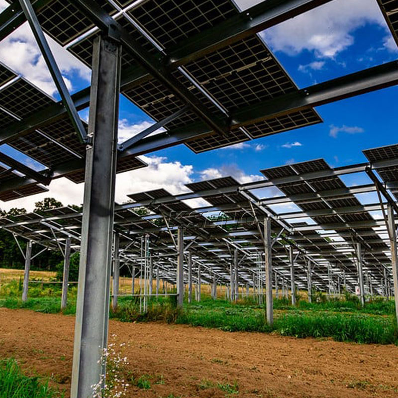 sistema di montaggio del parco solare