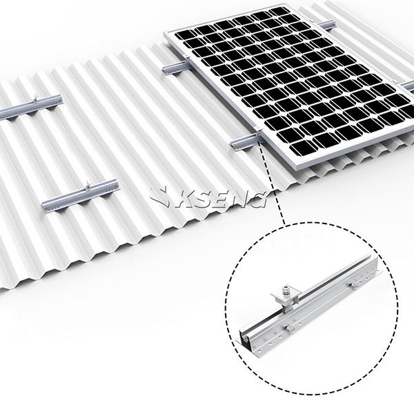 supporto per tetto solare in metallo