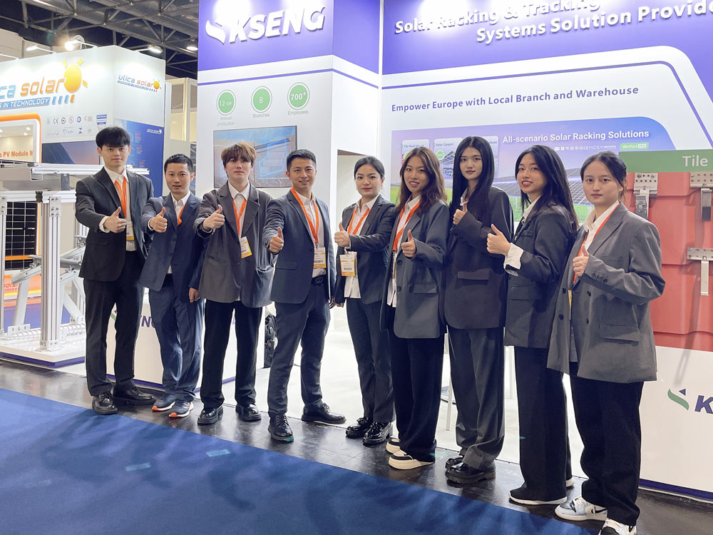 Solar Solutions D&uuml;sseldorf 2024 – Kseng Solar conclude un altro anno di successo in Germania con supporti solari versatili e soluzioni di accumulo dell'energia