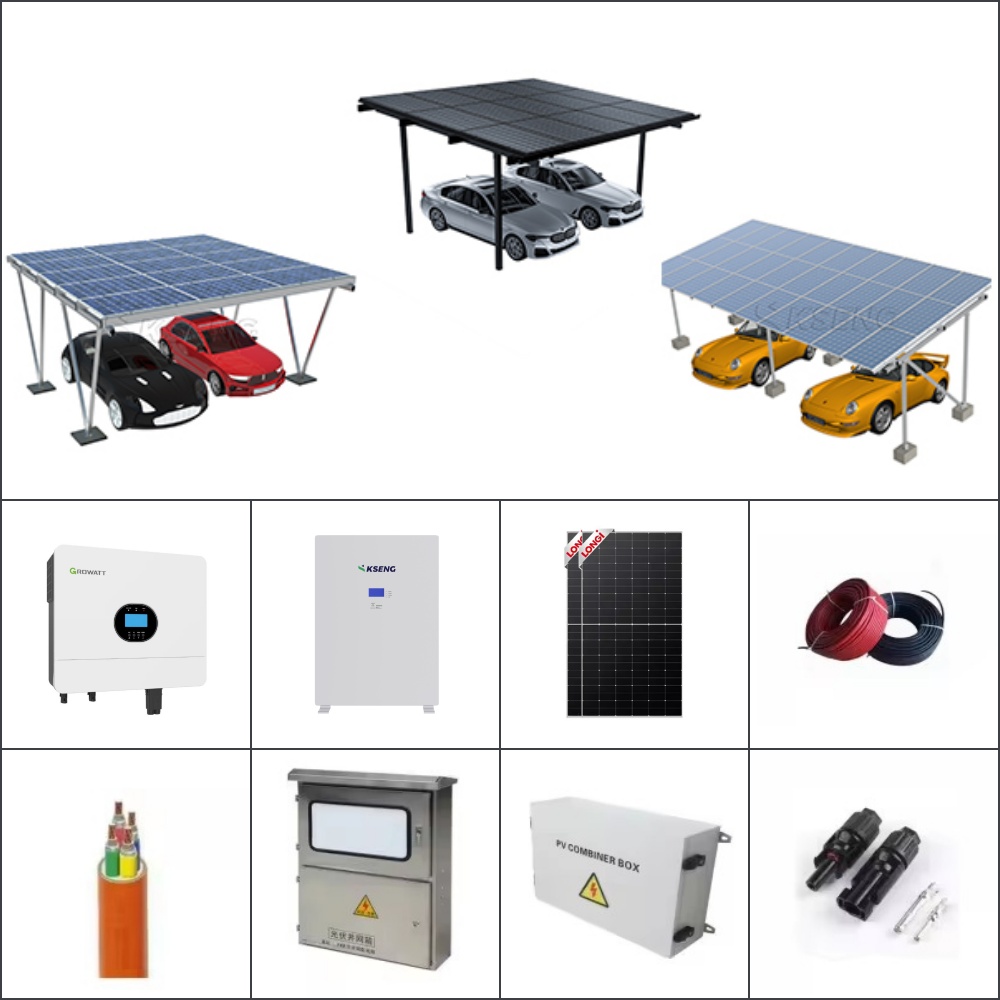 Sistema di tettoia fotovoltaica
