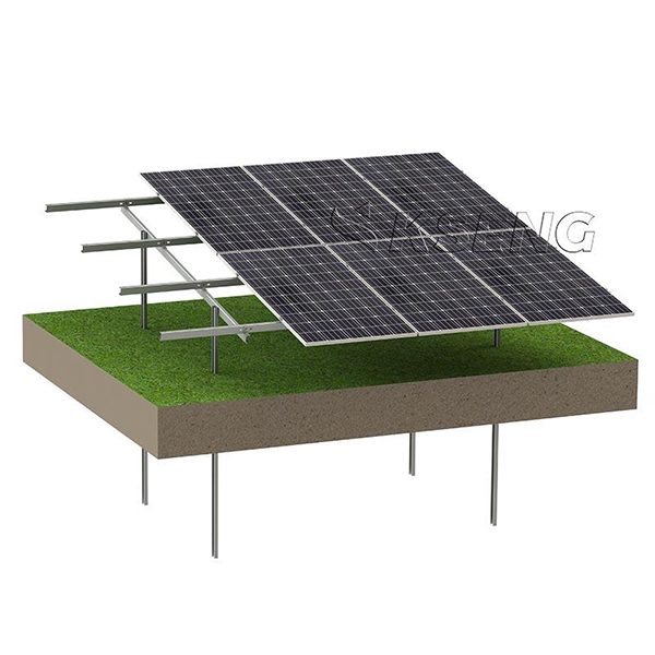 rack da terra solare