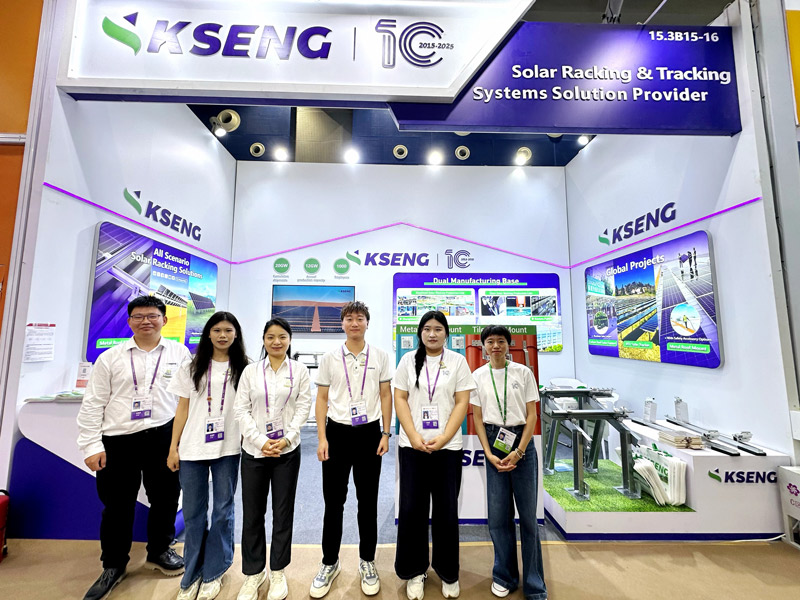 Fiera di Canton 2025 - Kseng Solar debutta alla 138a Fiera di Canton, Fase 1 con soluzioni di racking solare a scenario completo