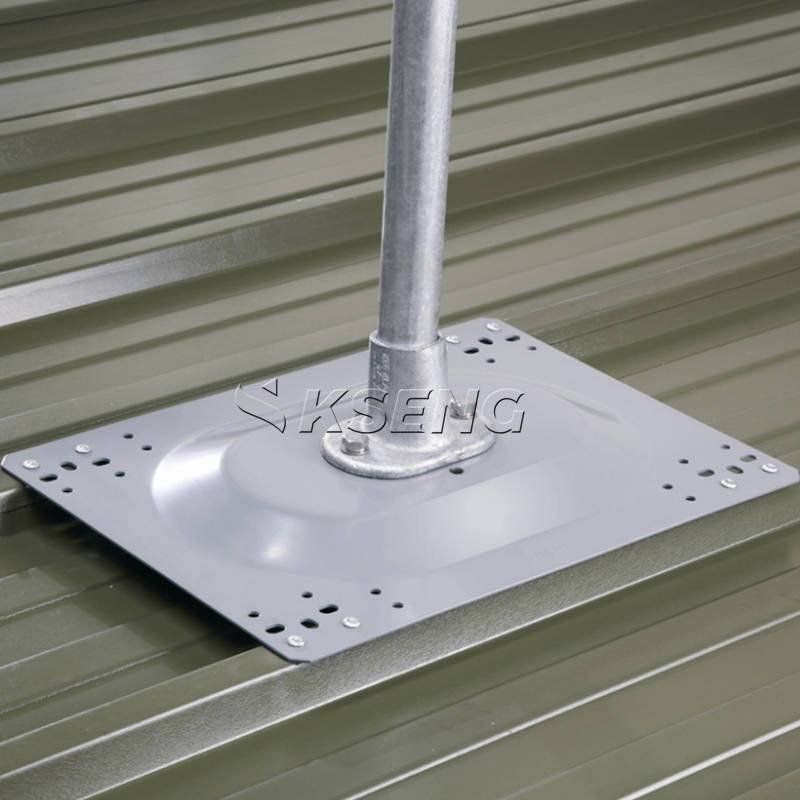 Sistema di sicurezza per guardrail sul tetto con zincatura a caldo a installazione rapida