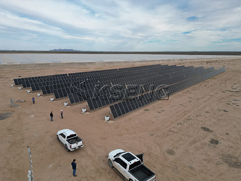 Kseng Solar ha fornito l'inseguitore solare KST-1P per un progetto solare in Messico