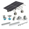 Kit rack per montaggio a terra del pannello solare in acciaio al carbonio