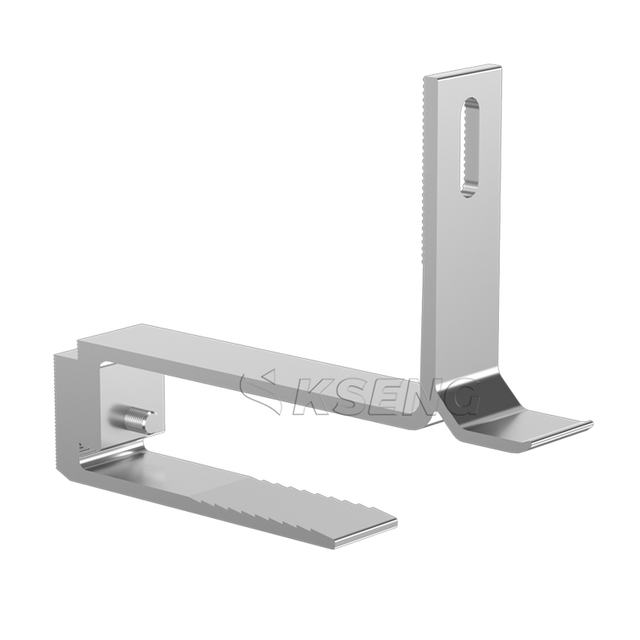 Gancio per tetto in tegole solari in alluminio a stabilità durevole Kseng
