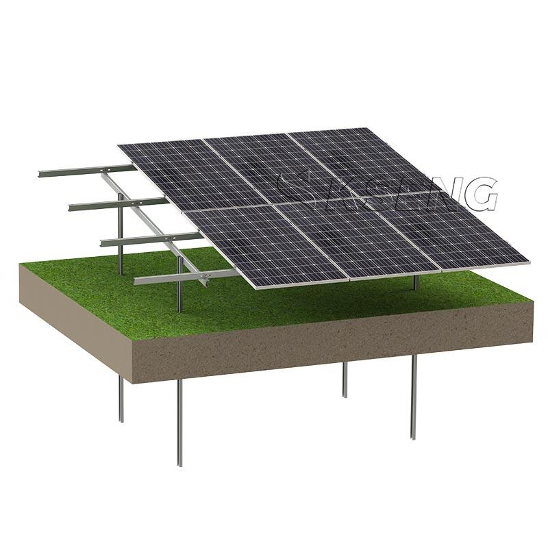 sistema di montaggio solare a terra
