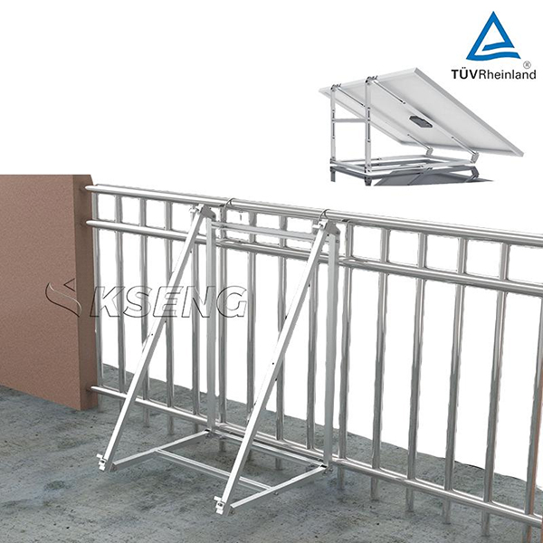 supporto per pannello solare da balcone