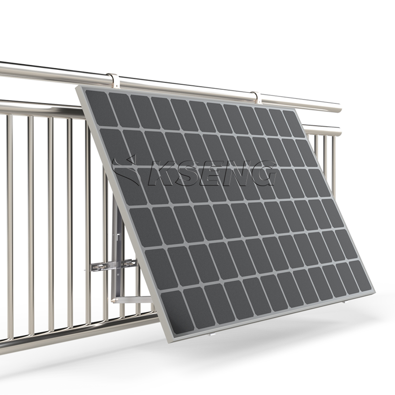 Kit pannello solare universale universale Stock UE Sistema di montaggio per balcone da giardino su tetto piano Struttura solare