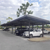 Sistema di scaffalature per posto auto coperto solare Struttura in alluminio resistente al vento e resistente all'acqua