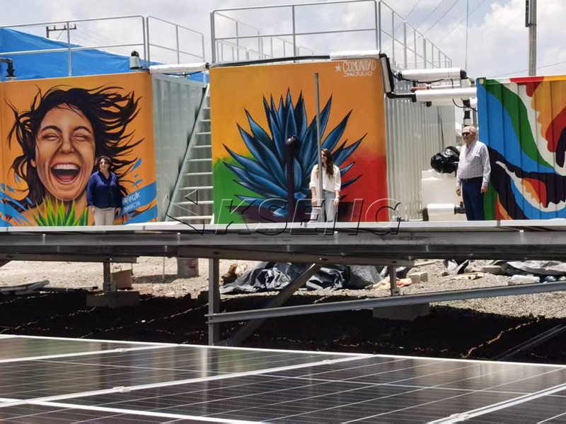Caso di studio – Il supporto solare a terra Zn-Al-Mg di Kseng Solar alimenta il trattamento sostenibile delle acque in Messico