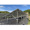 Installazione semplice Sistemi di montaggio solare su rack per montaggio a terra in alluminio preassemblato