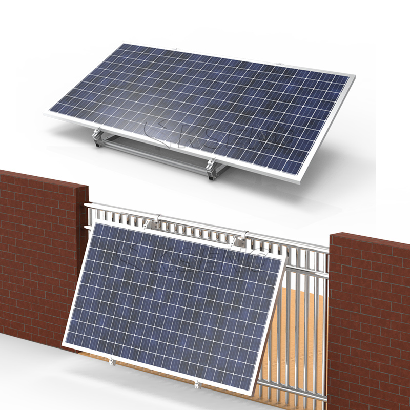 Staffa solare per balcone