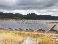 Giappone Prefettura di Miyagi Shichikashuku sistema di montaggio solare a terra 9,2 MW