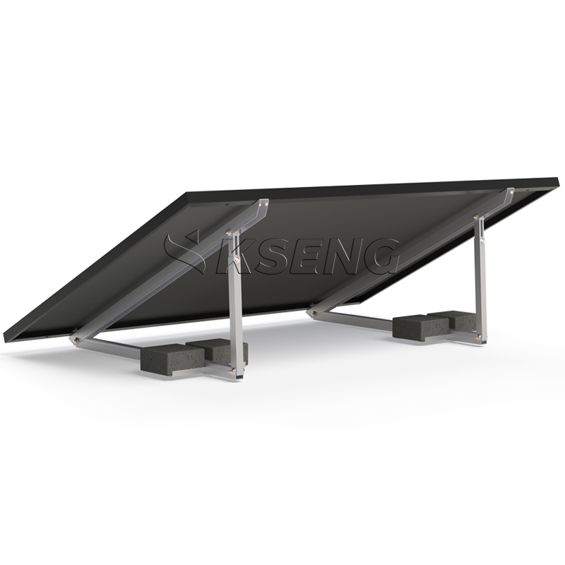 Kit pannello solare universale universale Stock UE Sistema di montaggio per balcone da giardino su tetto piano Struttura solare