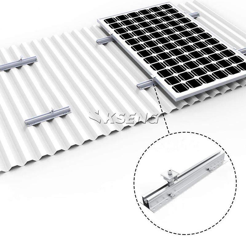 supporto per tetto solare in metallo