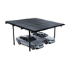 Posto auto coperto solare nero elegante di alta qualit&agrave;