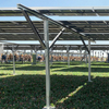 Sistema di montaggio a terra agricolo con struttura del parco solare Zn-Al-Mg