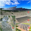 Inseguitore solare ad asse singolo con collegamento a doppia fila KST-1P-TL