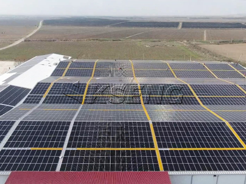 Caso di studio: come Kseng Solar ha aiutato un'impresa statale uzbeka a ridurre i costi dell'elettricit&agrave; con supporti solari sul tetto da 2,16 MW
