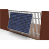 Staffa di montaggio per balcone solare da giardino Kit solare universale facile per la casa