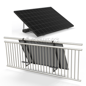 Kit pannello solare universale universale Stock UE Sistema di montaggio per balcone da giardino su tetto piano Struttura solare