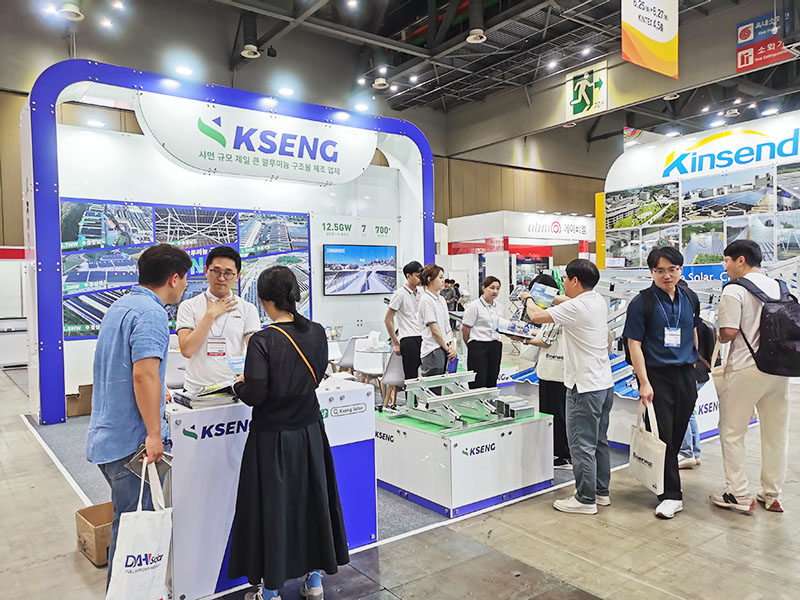 EXPO SOLAR e ASEAN Sustainable Energy Week 2024 - Kseng Solar ha esposto soluzioni all'avanguardia per scaffalature solari in Corea del Sud e Tailandia