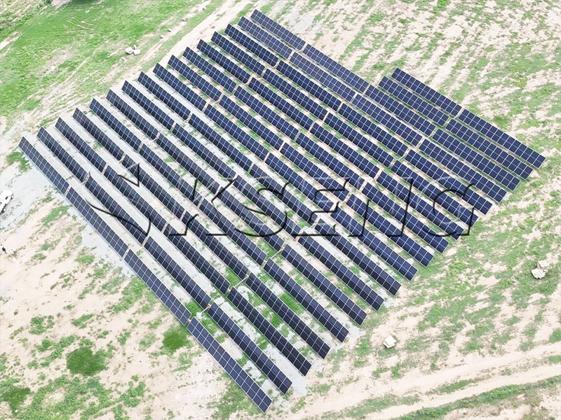 Sistema di inseguimento solare ad asse singolo da 1 MW