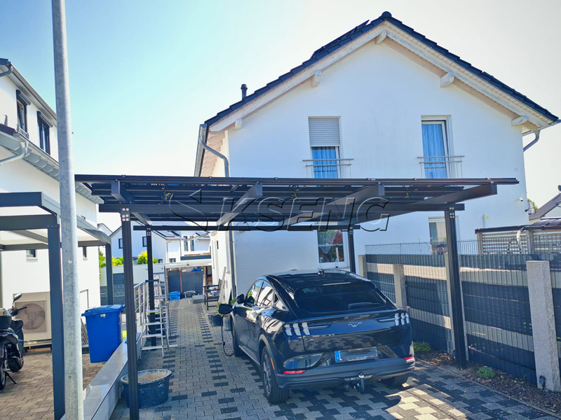 Case Study – Soluzioni per posti auto coperti solari di Kseng Solar con stock locale e consegna rapida in tutta Europa