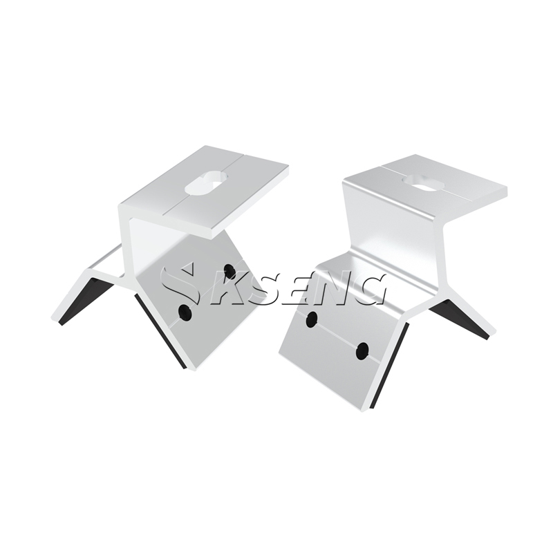 Morsetto solare trapezoidale per tetto in metallo per sistema di montaggio fotovoltaico