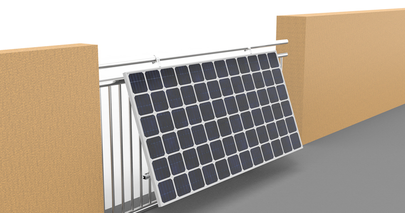 Staffa solare Easy per balcone