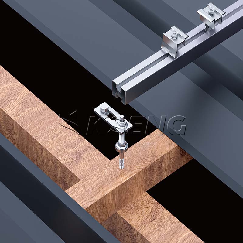 Sistema di montaggio Kseng Hanger Bolt Solsr per tetto in metallo