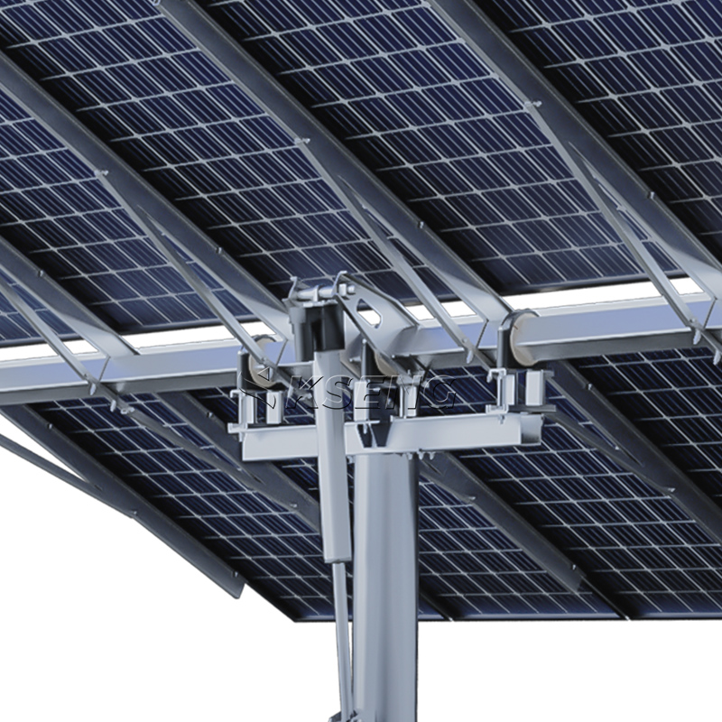 Tecnologia di azionamento dell'inseguitore solare a singolo asse