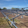 Sistema di montaggio a terra solare in acciaio al carbonio zinco alluminio magnesio per fondamenta in calcestruzzo