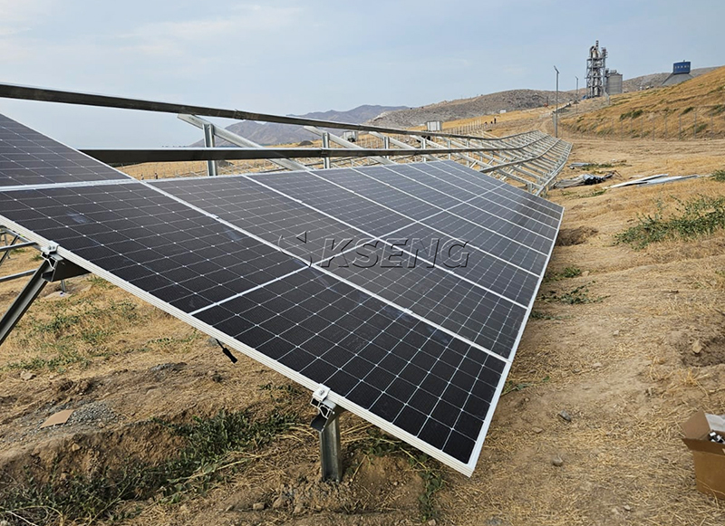 sistema di montaggio solare a terra
