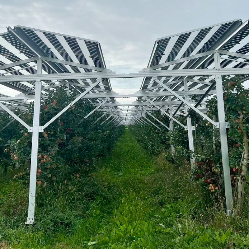sistema di montaggio del parco solare