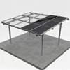 Tettoia per posto auto coperto solare in alluminio durevole in stock UE con garanzia di 10 anni